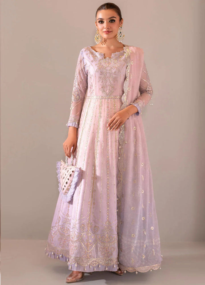 Jhalak by Alizeh Embroidered Chiffon Suit Unstitched 3 Piece AFB24J D-05 Parinaaz - Festive Collection