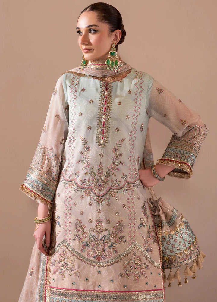 Jhalak by Alizeh Embroidered Chiffon Suit Unstitched 3 Piece AFB24J D-07 Pakiza - Festive Collection