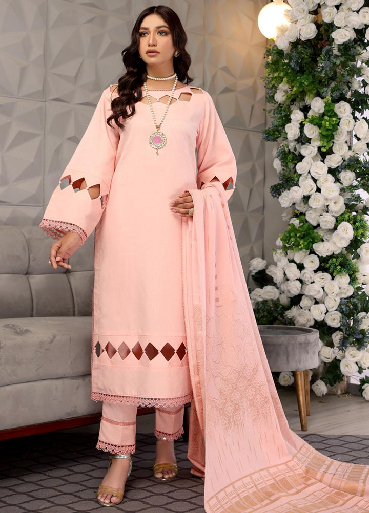 Jhalak By Humdum Embroidered Karandi Suits Unstitched 3 Piece HD23JH D-04 - Winter Collection