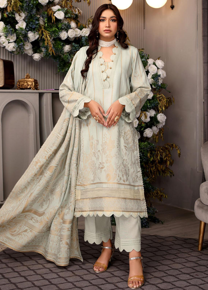 Jhalak By Humdum Embroidered Karandi Suits Unstitched 3 Piece HD23JH D-05 - Winter Collection