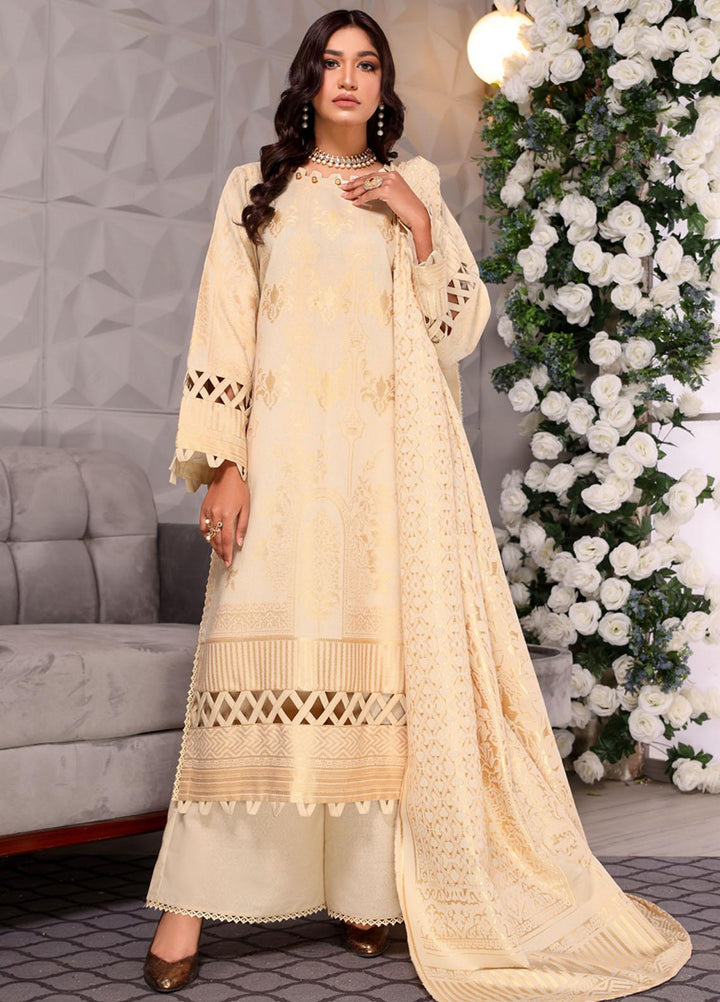 Jhalak By Humdum Embroidered Karandi Suits Unstitched 3 Piece HD23JH D-06 - Winter Collection