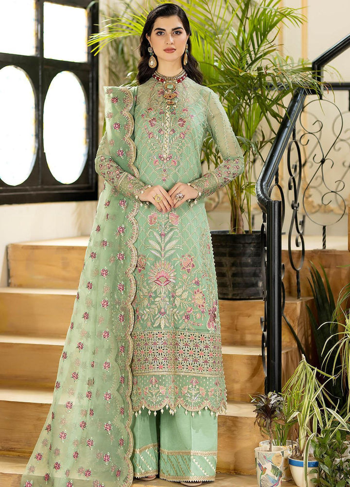 Jhalak By Imrozia Premium Embroidered Chiffon Suits Unstitched 3 Piece IMP23JH I-183 Justajoo - Luxury Collection