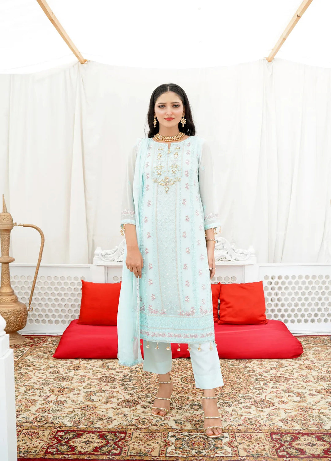 Jhankar By Zohan Ateeq Pret Embroidered Chiffon 3 Piece Suit Ayesha