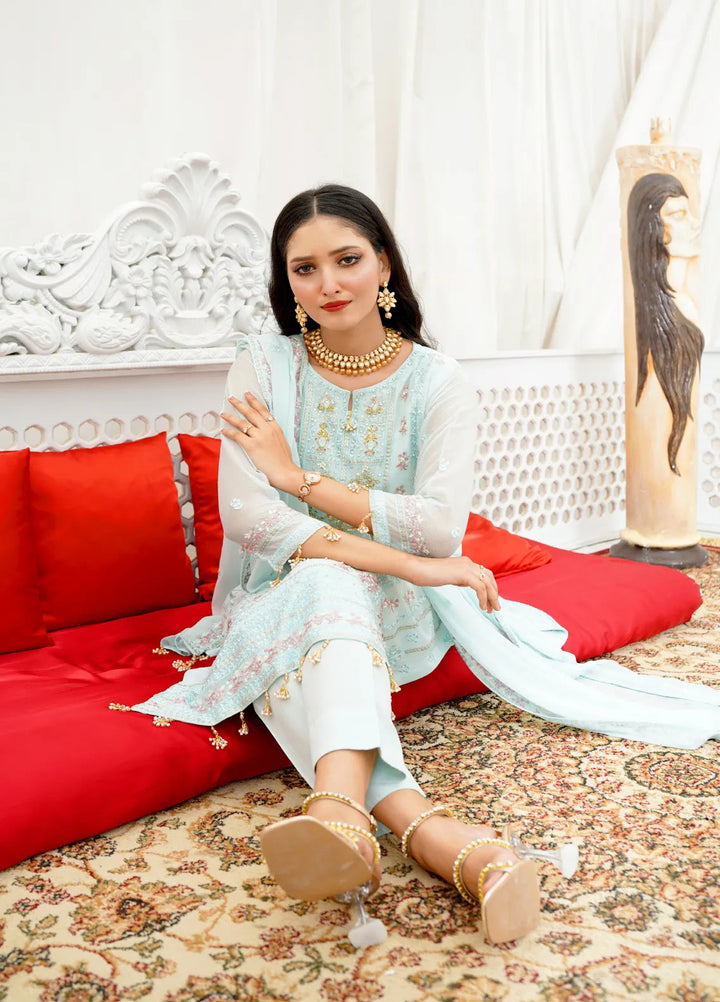 Jhankar By Zohan Ateeq Pret Embroidered Chiffon 3 Piece Suit Ayesha