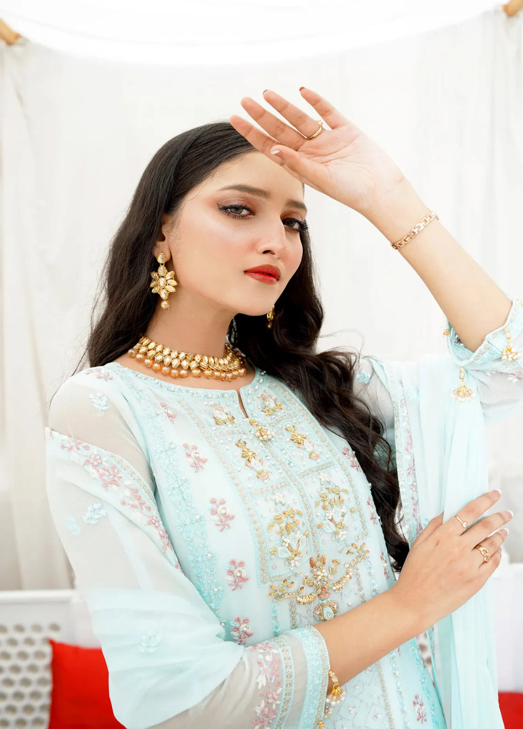 Jhankar By Zohan Ateeq Pret Embroidered Chiffon 3 Piece Suit Ayesha