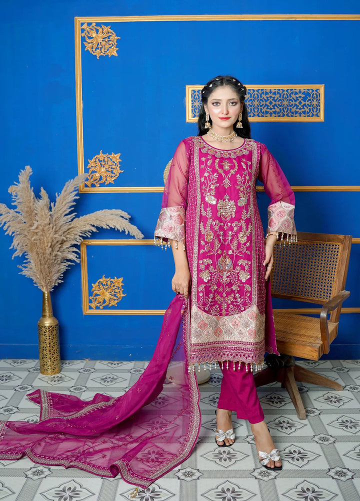 Jhankar By Zohan Ateeq Pret Embroidered Organza 3 Piece Suit Zara