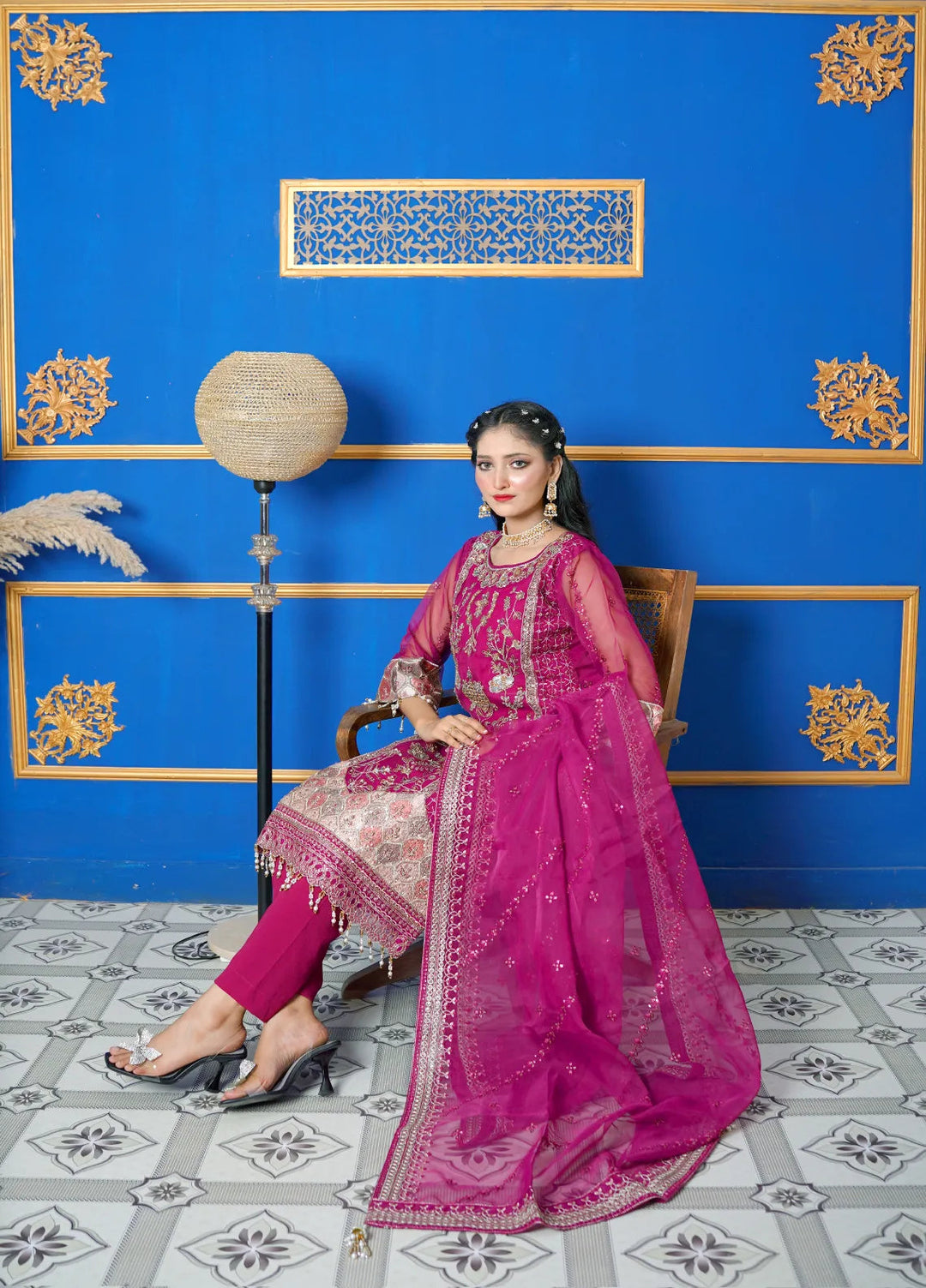 Jhankar By Zohan Ateeq Pret Embroidered Organza 3 Piece Suit Zara