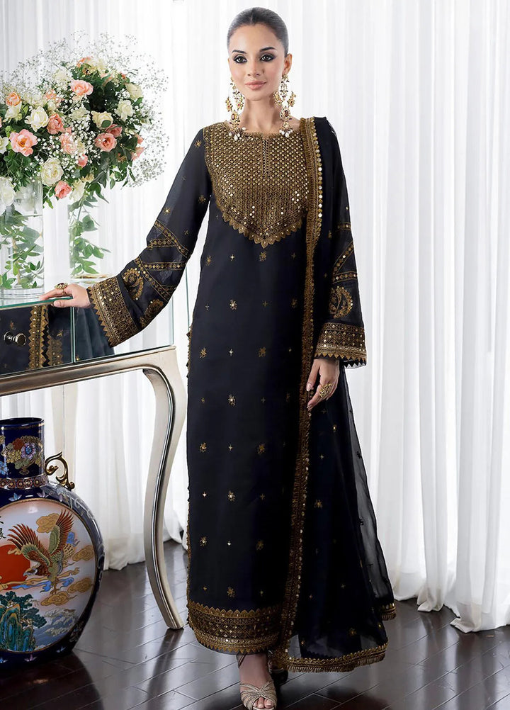 Jhilmil By Asim Jofa Embroidered Cotton Unstitched Suit 3 Piece AJ23JM AJJM-14 - Festive Collection