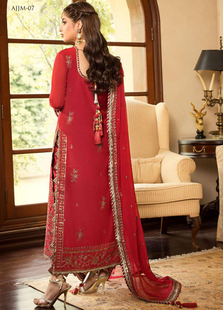 Jhilmil By Asim Jofa Embroidered Cotton Suits Unstitched 3 Piece AJ23JM AJJM-07 - Festive Collection