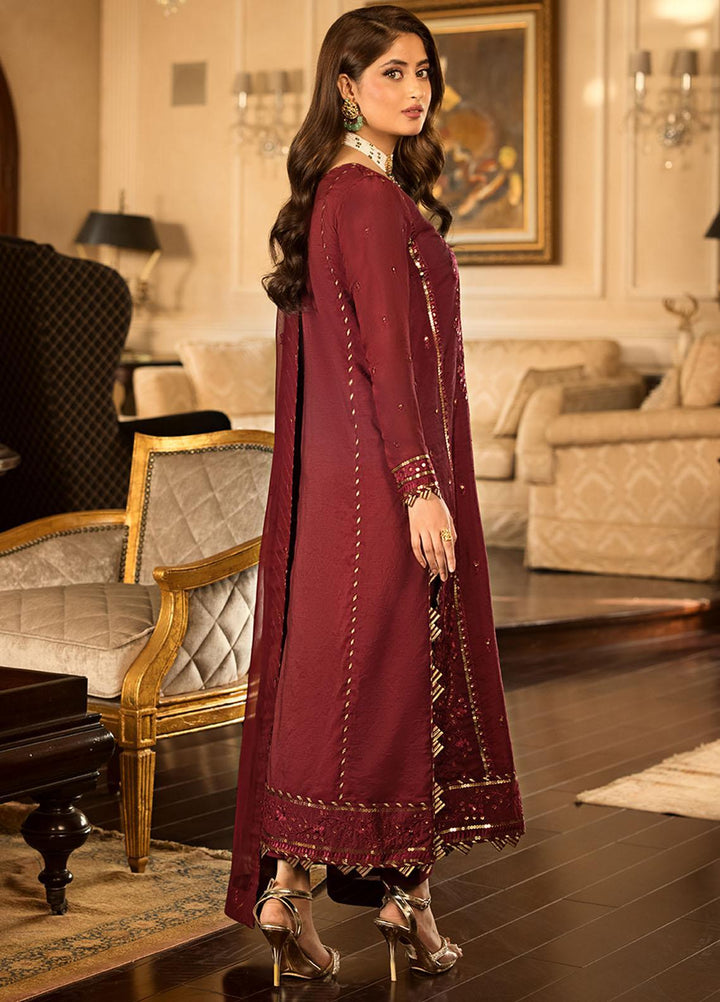 Jhilmil By Asim Jofa Embroidered Cotton Suits Unstitched 3 Piece AJ23JM AJJM-15 - Festive Collection