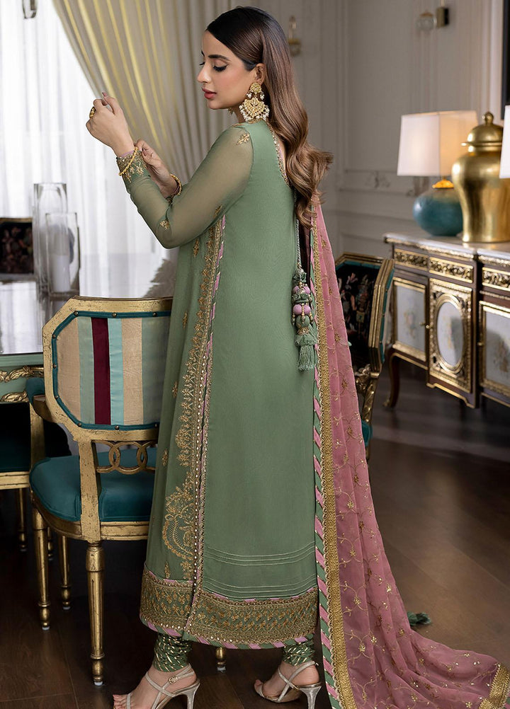 Jhilmil By Asim Jofa Embroidered Chiffon Suits Unstitched 3 Piece AJ23JM AJJM-19 - Festive Collection