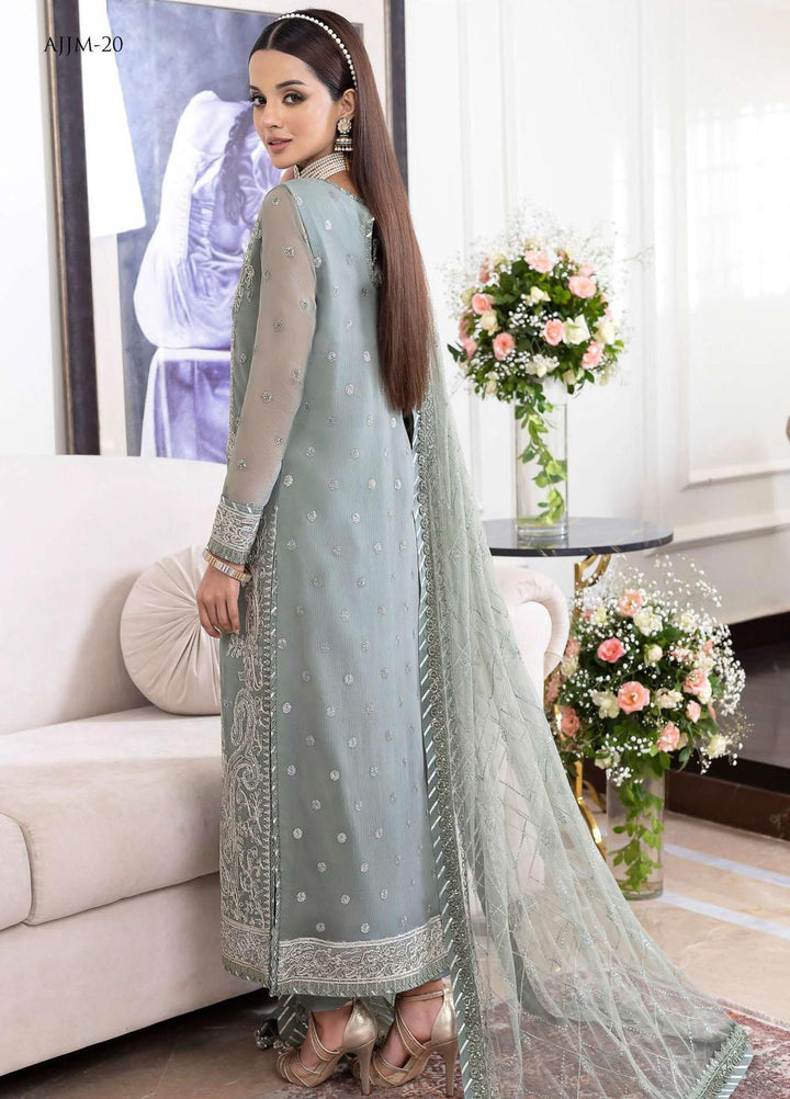Jhilmil By Asim Jofa Embroidered Chiffon Suits Unstitched 3 Piece AJ23JM AJJM-20 - Festive Collection