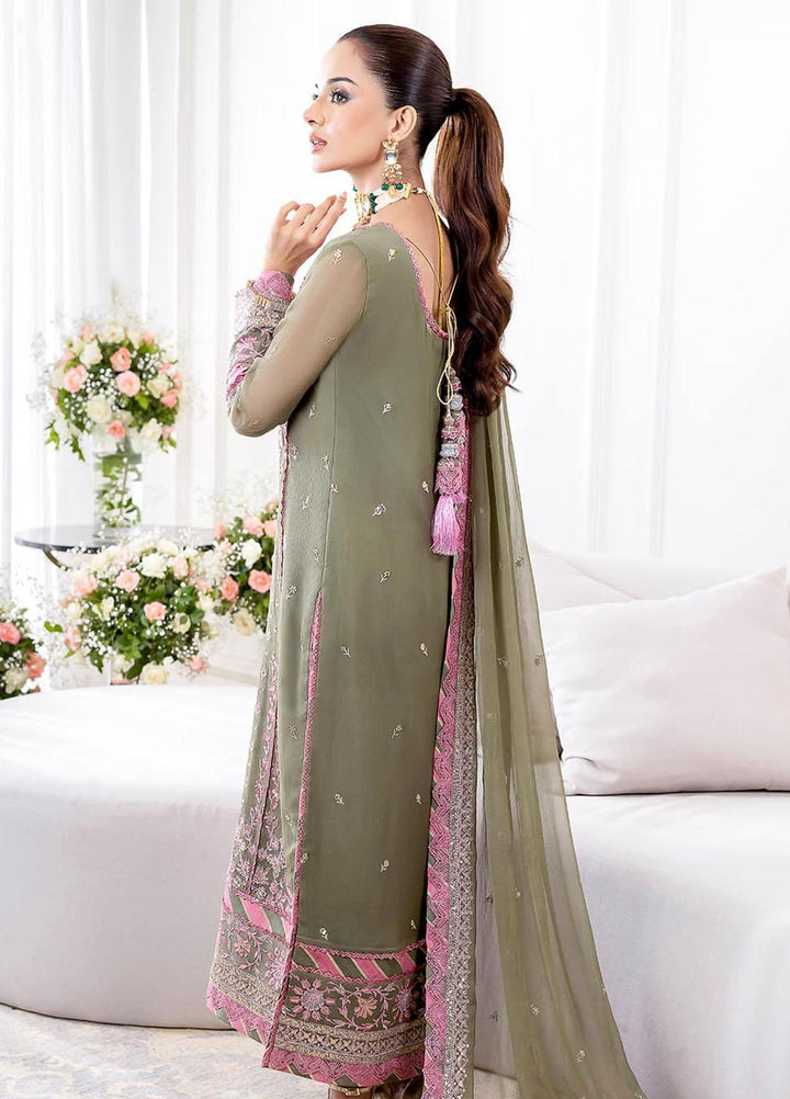 Jhilmil By Asim Jofa Embroidered Chiffon Suits Unstitched 3 Piece AJ23JM AJJM-25 - Festive Collection