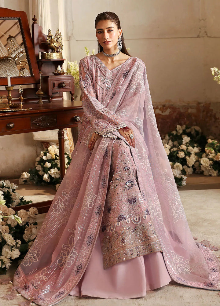 Jhoomro By Nureh Embroidered Chiffon Suit Unstitched 4 Piece NU24J NL-69 Rania - Formal Collection