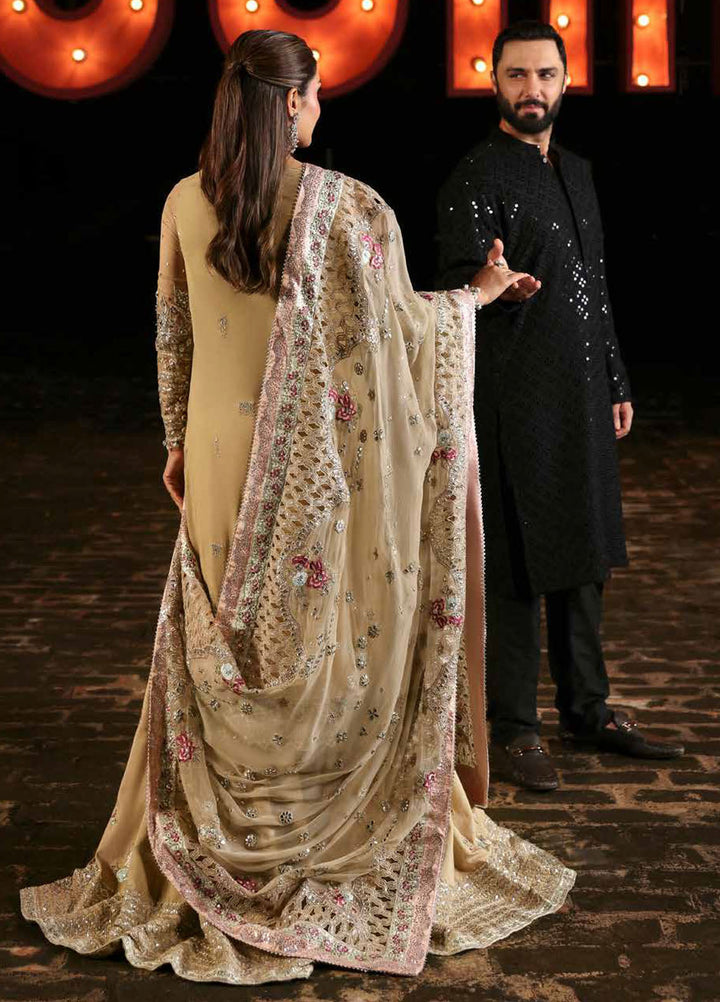 Jhoomro by Nureh Embroidered Chiffon Suits Unstitched 4 Piece NU25JF NL-85 - Formals Collection