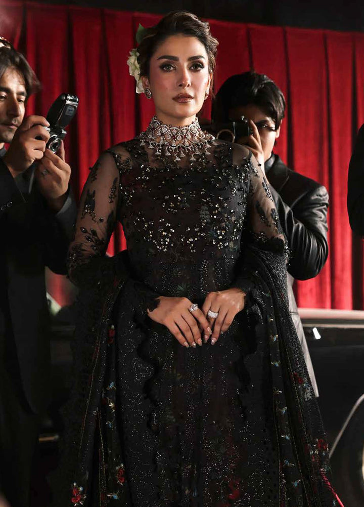 Jhoomro by Nureh Embroidered Net Suits Unstitched 4 Piece NU25JF NL-87 - Formals Collection