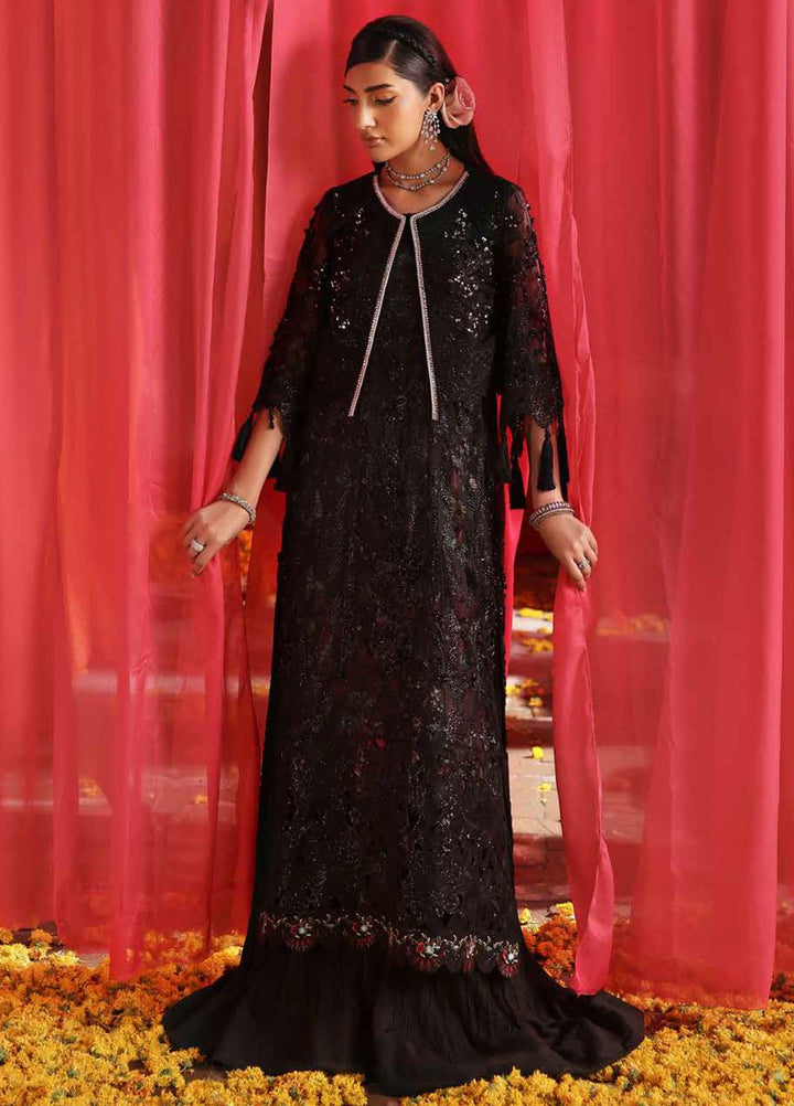 Jhoomro by Nureh Embroidered Net Suits Unstitched 4 Piece NU25JF NL-87 B - Formals Collection