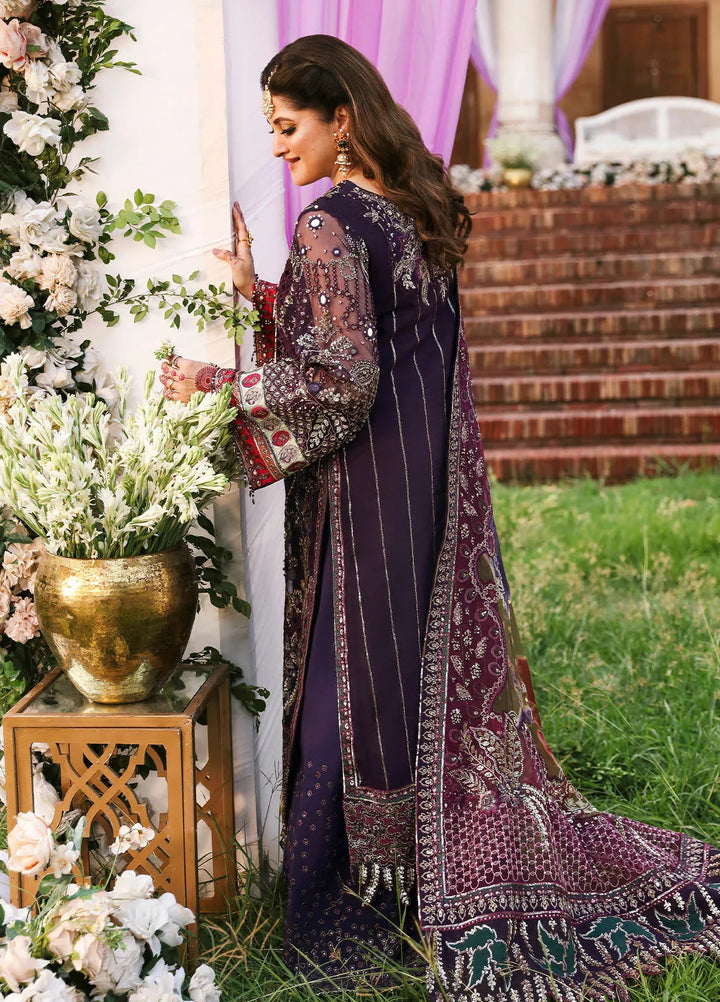 Jhoomro By Nureh Embroidered Organza Suit Unstitched 4 Piece NU24J NL-70 Jahan - Formal Collection