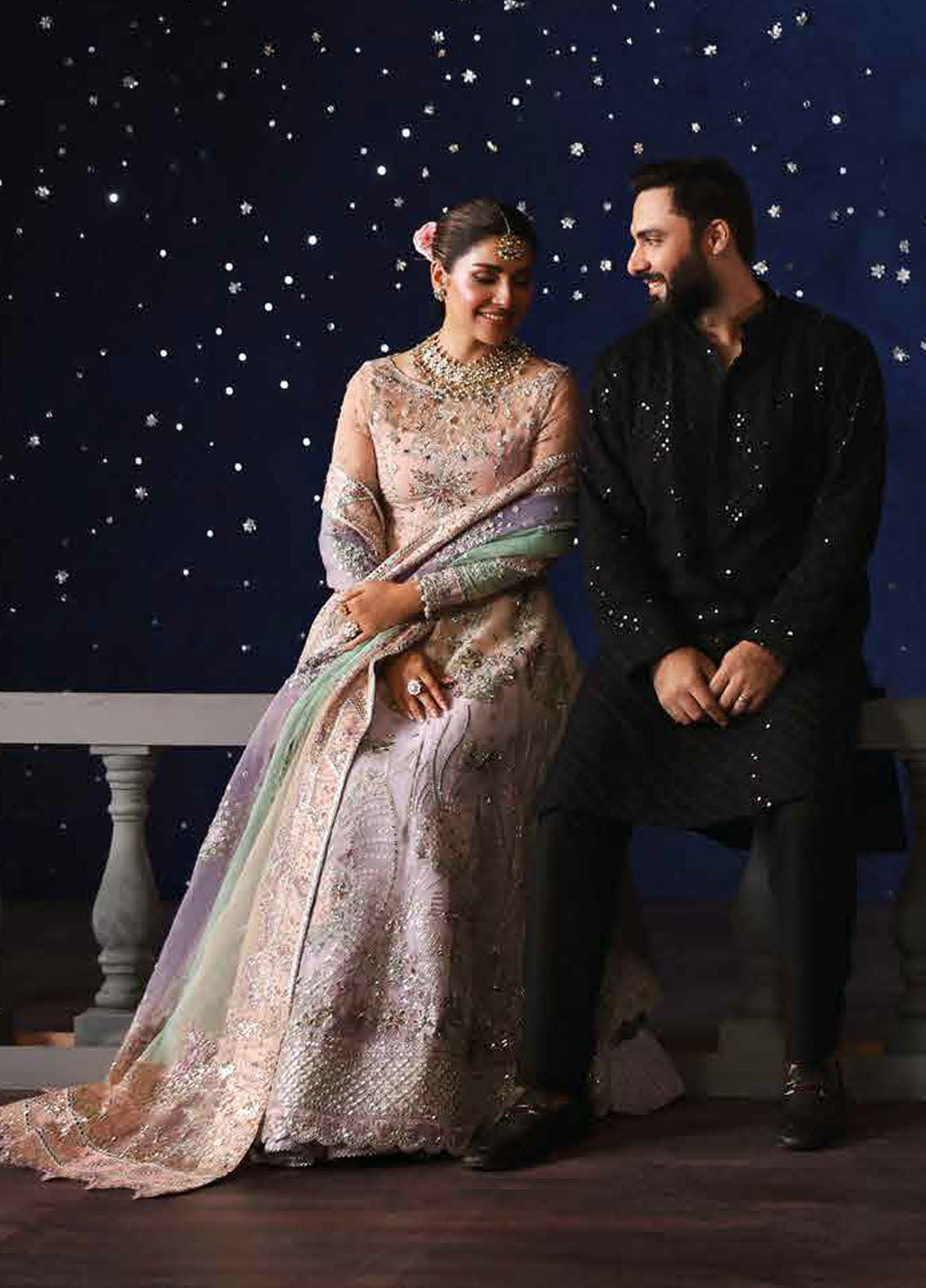 Jhoomro by Nureh Embroidered Organza Suits Unstitched 4 Piece NU25JF NL-81 - Formals Collection