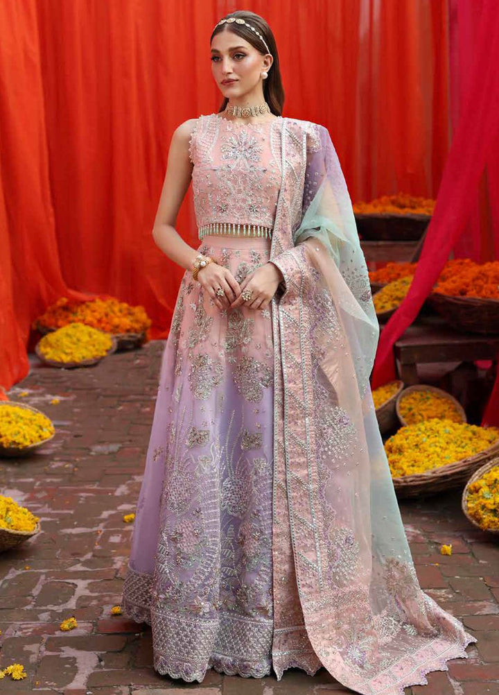 Jhoomro by Nureh Embroidered Organza Suits Unstitched 4 Piece NU25JF NL-81 B - Formals Collection