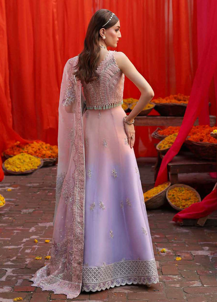 Jhoomro by Nureh Embroidered Organza Suits Unstitched 4 Piece NU25JF NL-81 B - Formals Collection