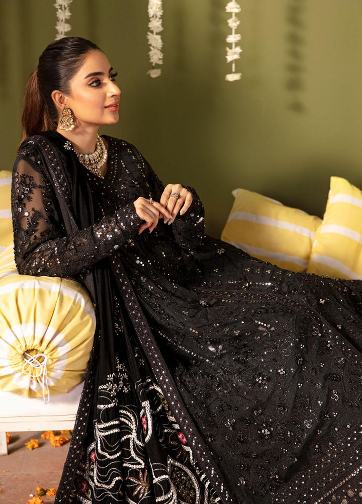 Jhoomro By Nureh Embroidered Chiffon Suits Unstitched 4 Piece NU23JH NL-57 Libas-E-Khas - Luxury Formal Collection