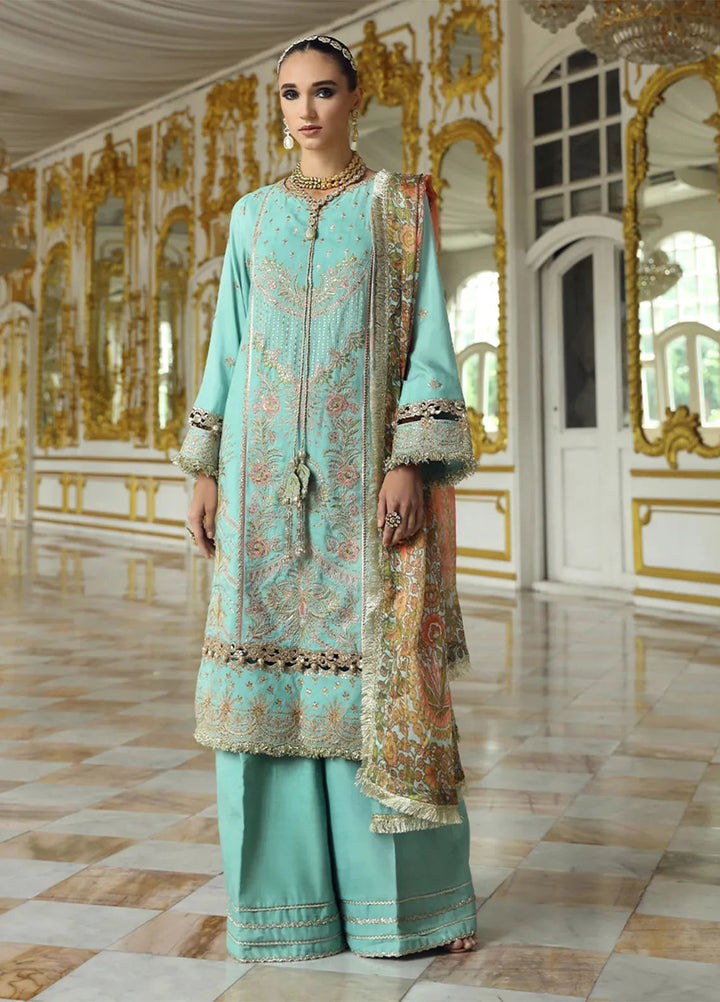 Jihaan by Salitex Embroidered Cotton Silk Suits Unstitched 3 Piece SUNS24AJI005UT - Fesitive Collection