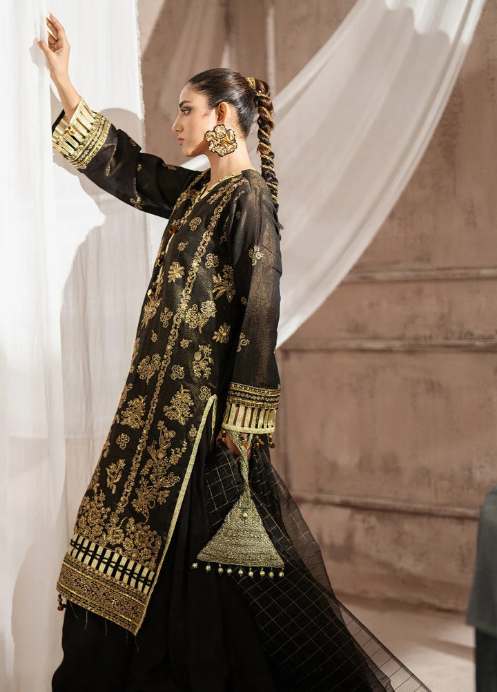 Jihan by Salitex Embroidered Cotton Net Suits Unstitched 3 Piece SUNW6JI004UT - Festive Collection