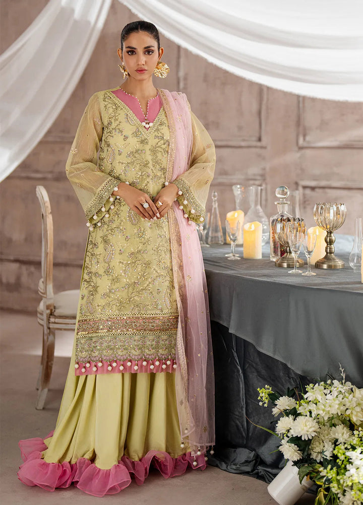 Jihan by Salitex Embroidered Cotton Net Suits Unstitched 3 Piece SUNW6JI007UT - Festive Collection