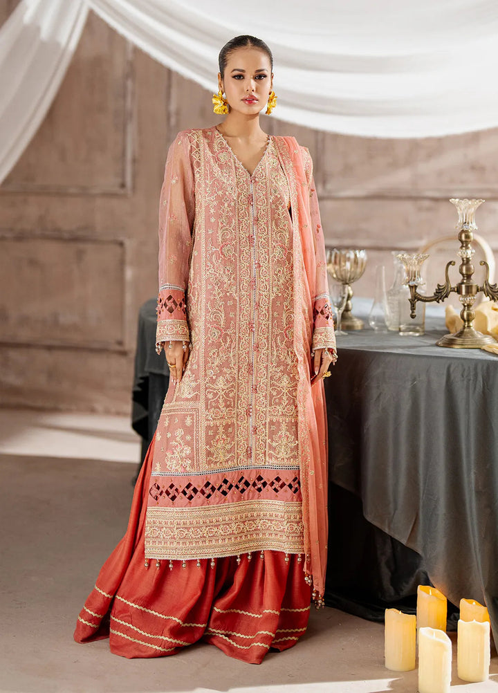 Jihan by Salitex Embroidered Cotton Net Suits Unstitched 3 Piece SUNW6JI008UT - Festive Collection
