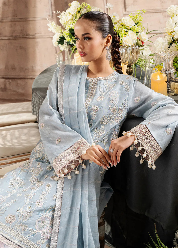 Jihan by Salitex Embroidered Cotton Net Suits Unstitched 3 Piece SUNW6JI009UT - Festive Collection