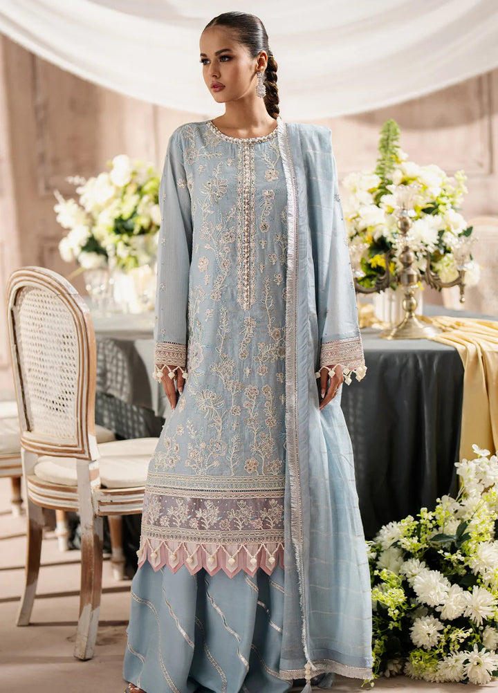 Jihan by Salitex Embroidered Cotton Net Suits Unstitched 3 Piece SUNW6JI009UT - Festive Collection