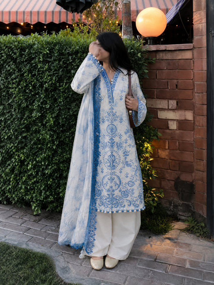 Mitti ki Khusboo by Gul Ahmed Unstitched Embroidered Lawn 3 Piece Suit GA26UMK PR-62007 - Summer Collection