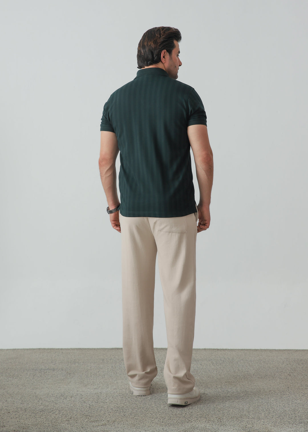 Zenetti Mens RTW Solids Cotton Polo Forest Green WZ-003 - Casual Collection
