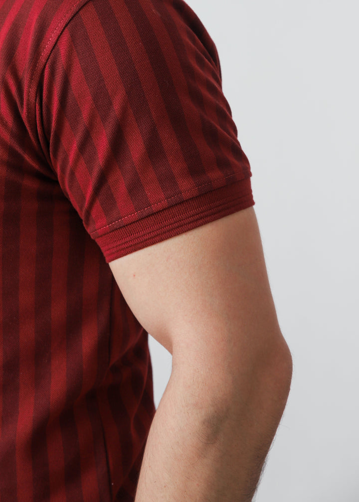 Zenetti Mens RTW Solids Cotton Polo Maroon WZ-004 - Casual Collection