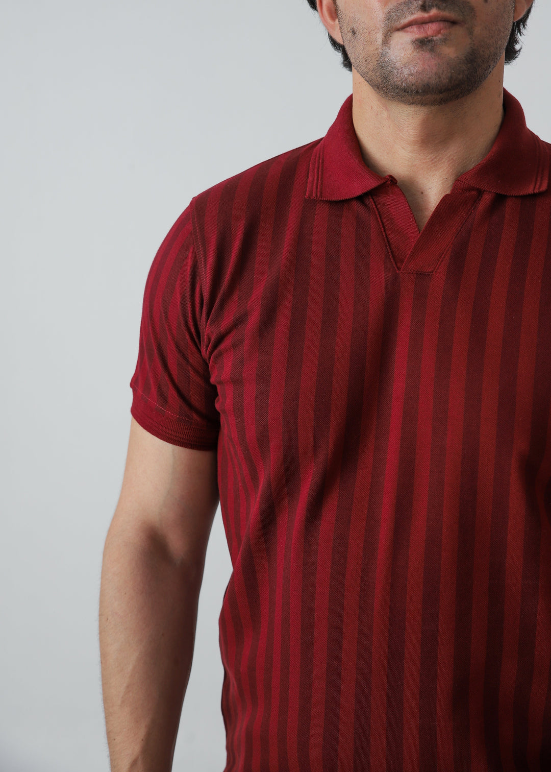Zenetti Mens RTW Solids Cotton Polo Maroon WZ-004 - Casual Collection