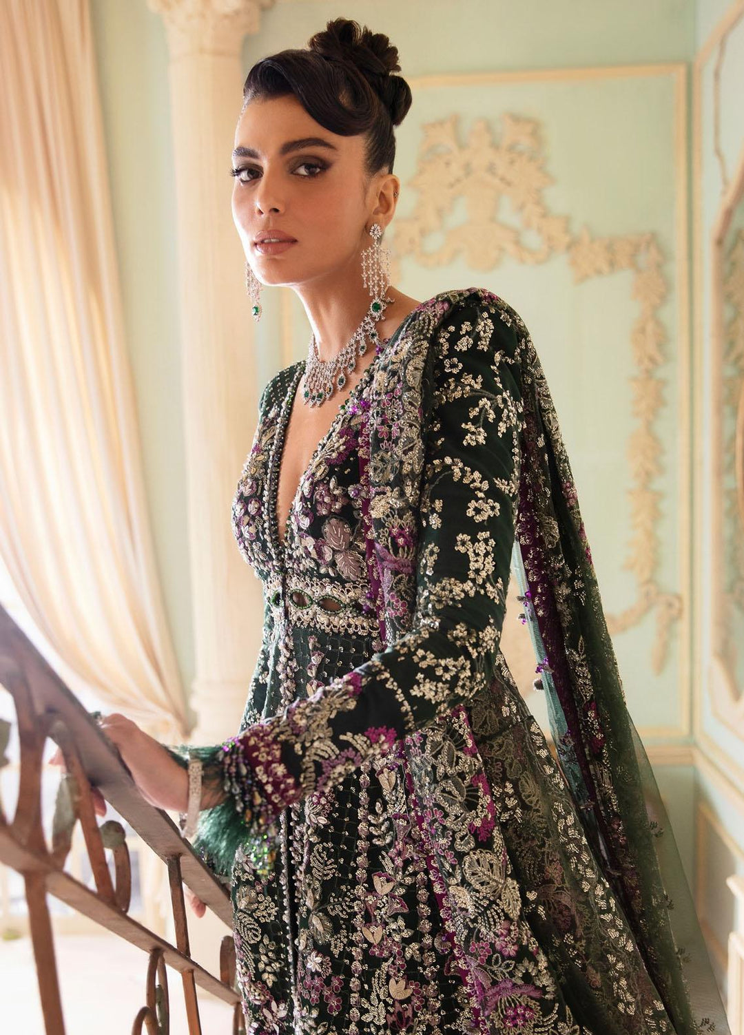 Joie De Vivre By Republic WomensWear Embroidered  Suits Unstitched 3 Piece RW23JD D-1 - Wedding Collection