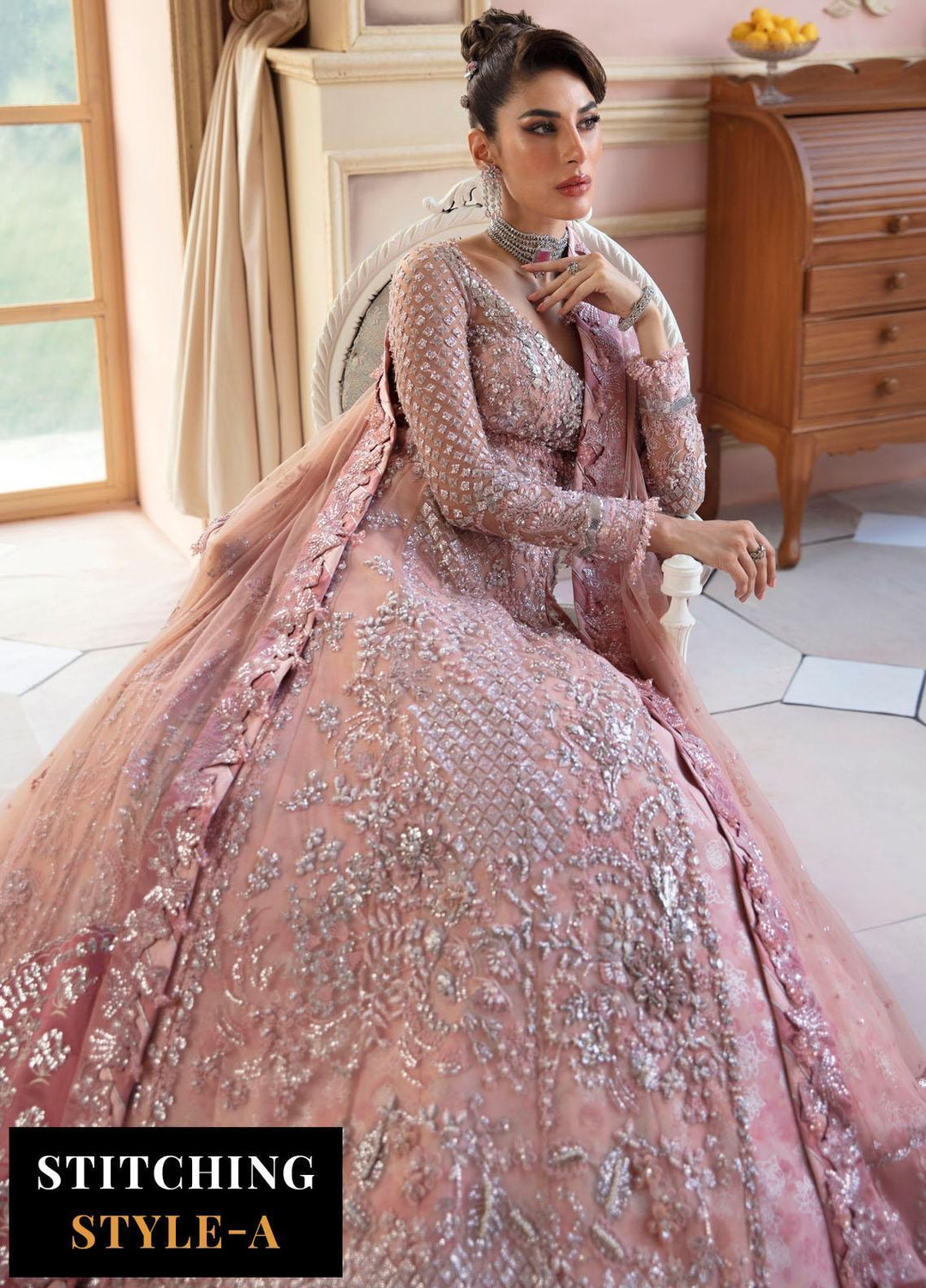 Joie De Vivre By Republic WomensWear Embroidered  Suits Unstitched 3 Piece RW23JD D-2 - Wedding Collection