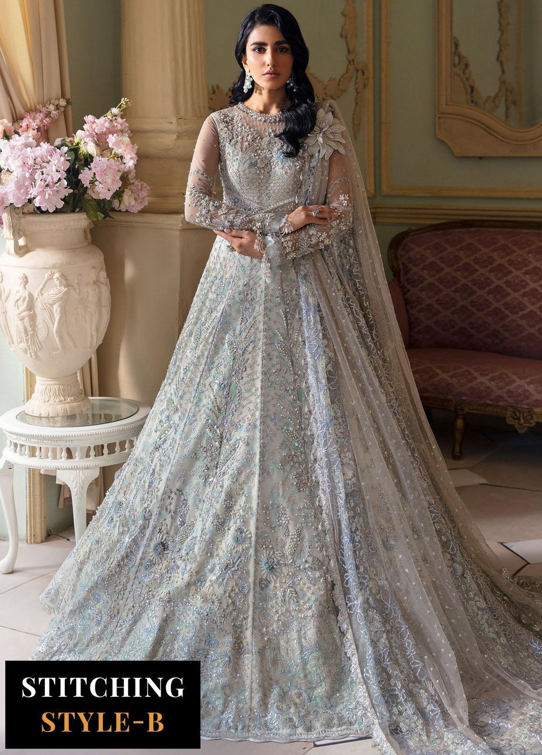 Joie De Vivre By Republic WomensWear Embroidered  Suits Unstitched 3 Piece RW23JD D-3 - Wedding Collection