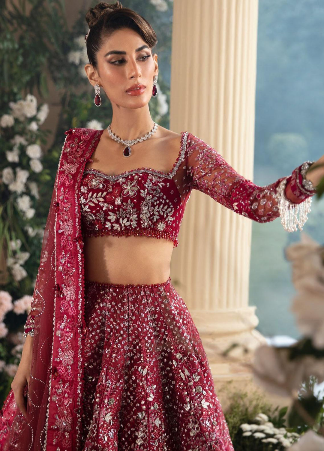 Joie De Vivre By Republic WomensWear Embroidered  Suits Unstitched 3 Piece RW23JD D-5 - Wedding Collection