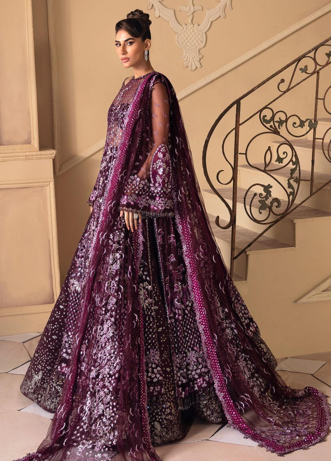 Joie De Vivre By Republic WomensWear Embroidered  Suits Unstitched 3 Piece RW23JD D-6 - Wedding Collection