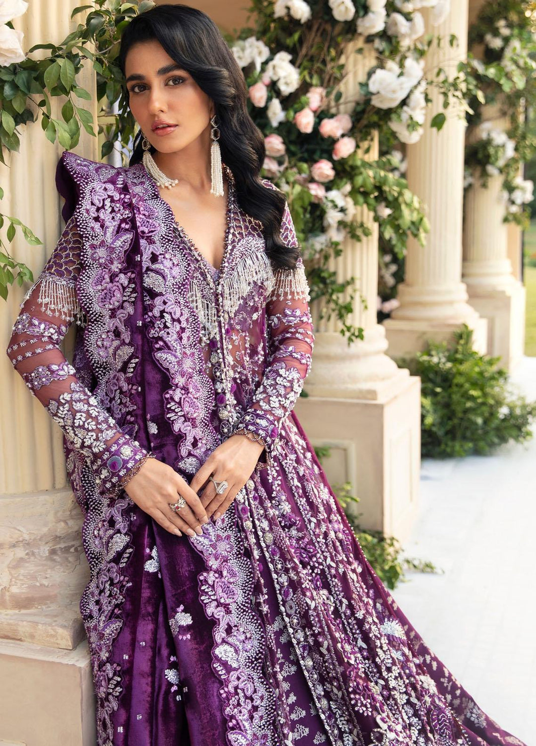 Joie De Vivre By Republic WomensWear Embroidered  Suits Unstitched 3 Piece RW23JD D-8 - Wedding Collection