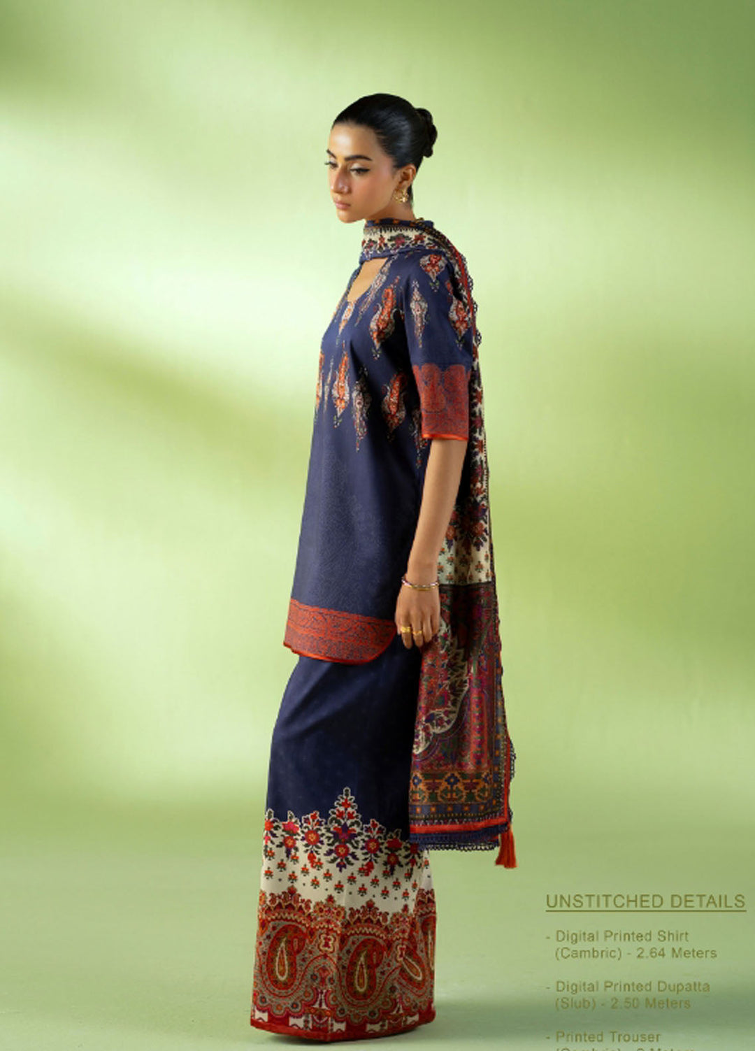 Joolie Prints by Saira Rizwan Printed Cambric Suits Unstitched 3 Piece SR25JP JPU25-02 Cloud Nine - Summer Collection