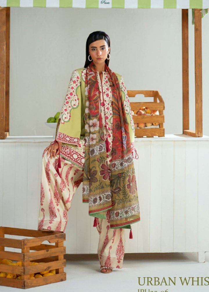 Joolie Prints by Saira Rizwan Printed Cambric Suits Unstitched 3 Piece SR25JP JPU25-06 Urban Whisper - Summer Collection