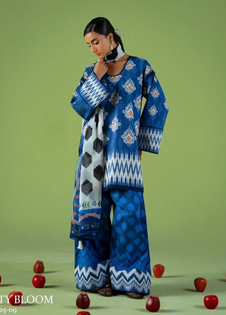 Joolie Prints by Saira Rizwan Printed Cambric Suits Unstitched 3 Piece SR25JP JPU25-09 City Bloom - Summer Collection