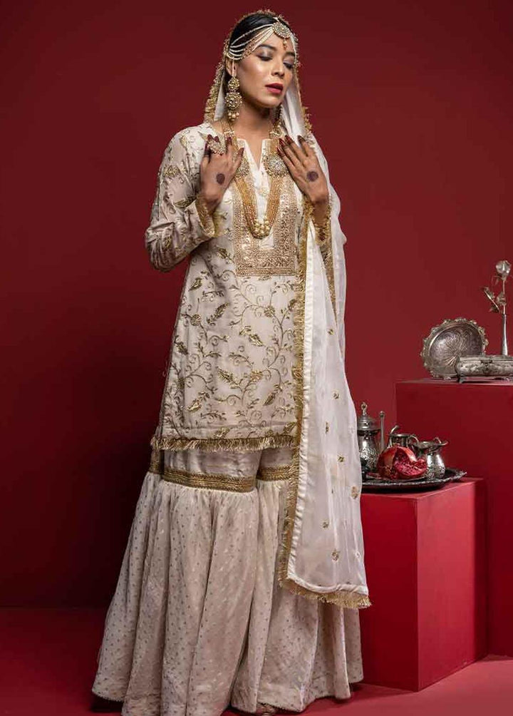 Jooray Kapray Pret Formal Chiffon 3 Piece Suit JK23F Gharara Suit