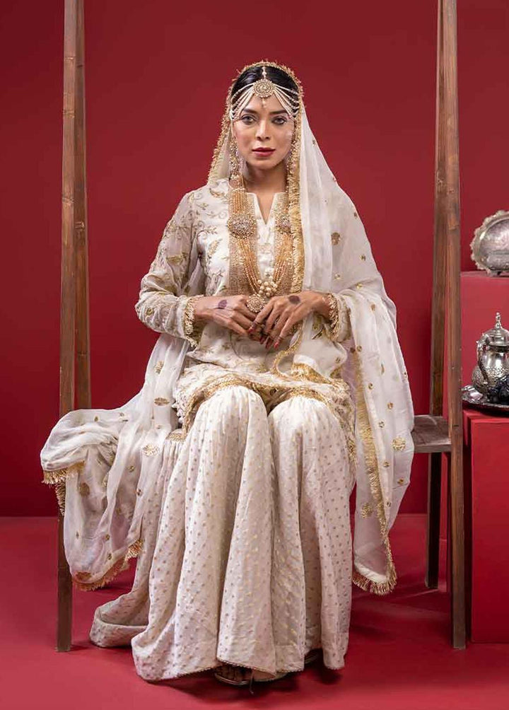 Jooray Kapray Pret Formal Chiffon 3 Piece Suit JK23F Gharara Suit