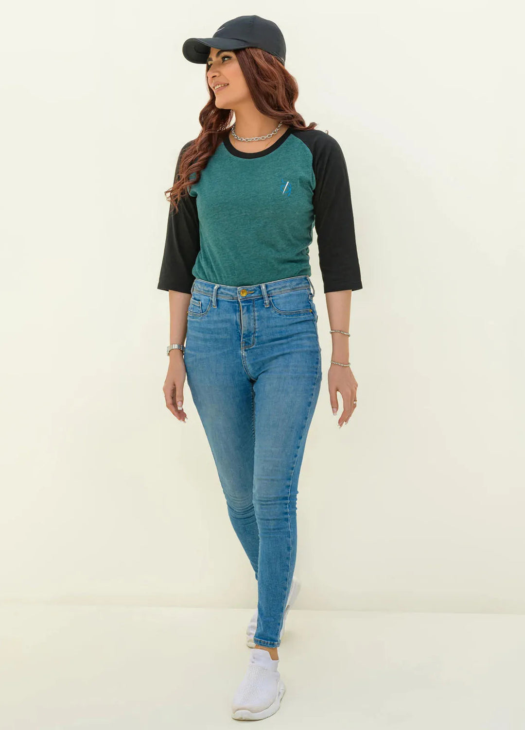 Jooray Kapray Pret Casual Cotton Base Ball Shirt Green Tee