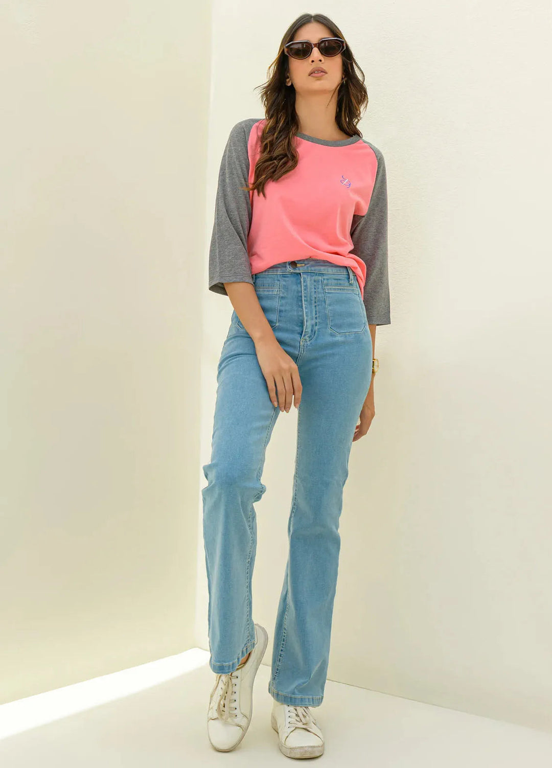 Jooray Kapray Pret Casual Cotton Base Ball Shirt Strawberry Pink Tee