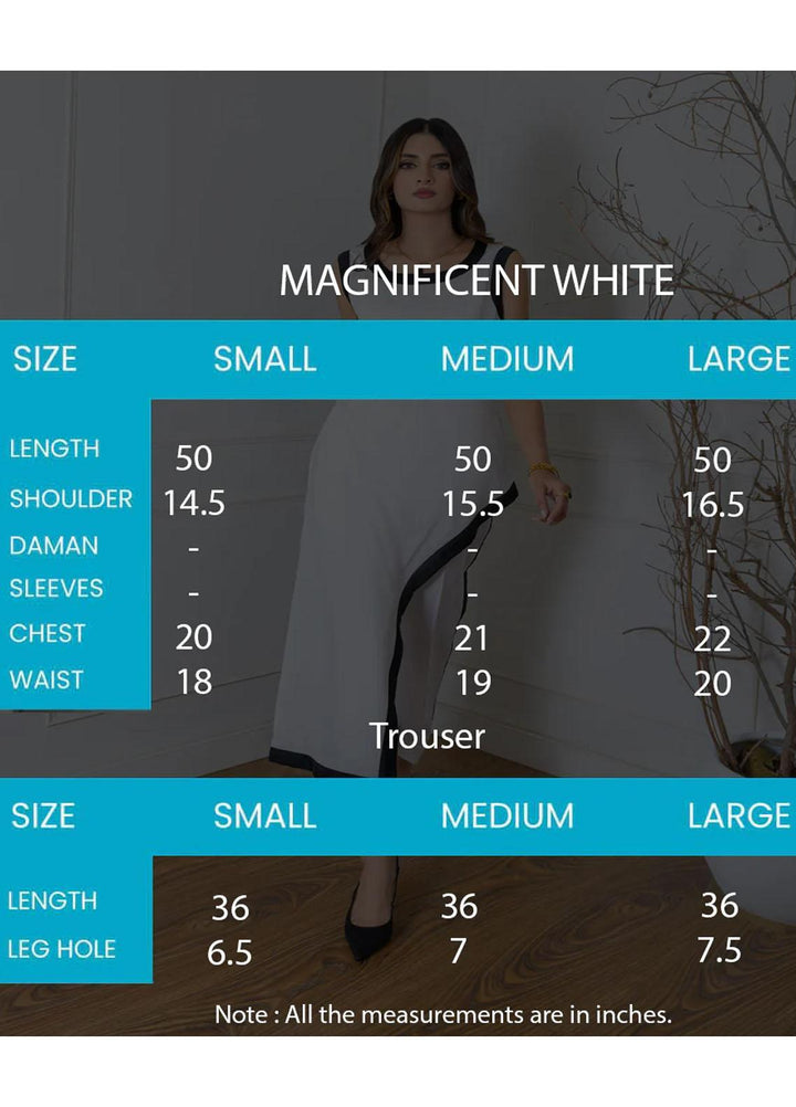 Jooray Kapray Pret Luxury  2 Piece Suit Magnificent White